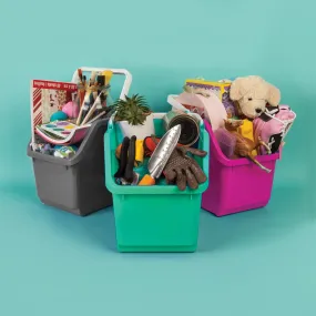6 Gallon/25 Liter Stackable Handy Tote (Choice of 3 colors)