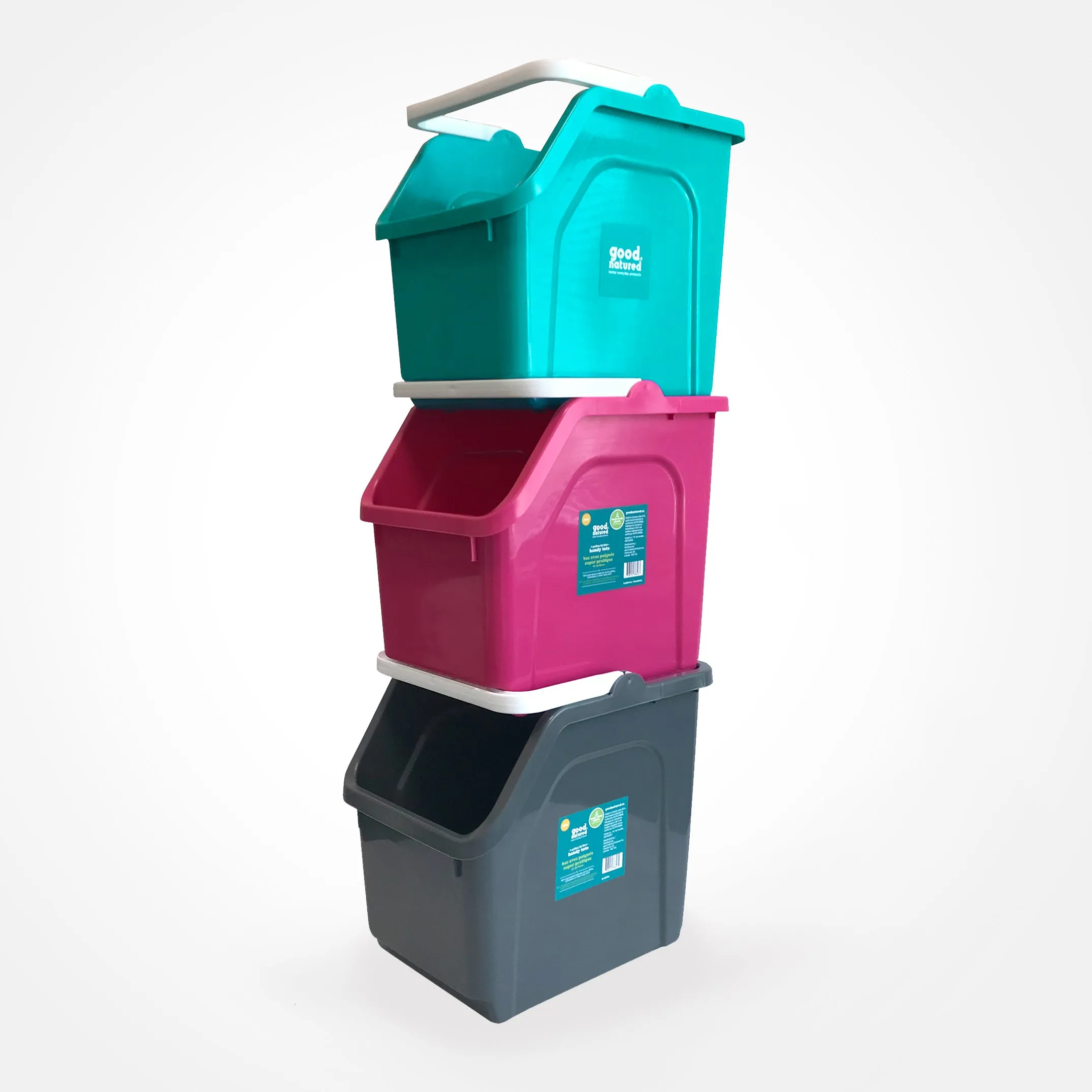 6 Gallon/25 Liter Stackable Handy Tote (Choice of 3 colors)
