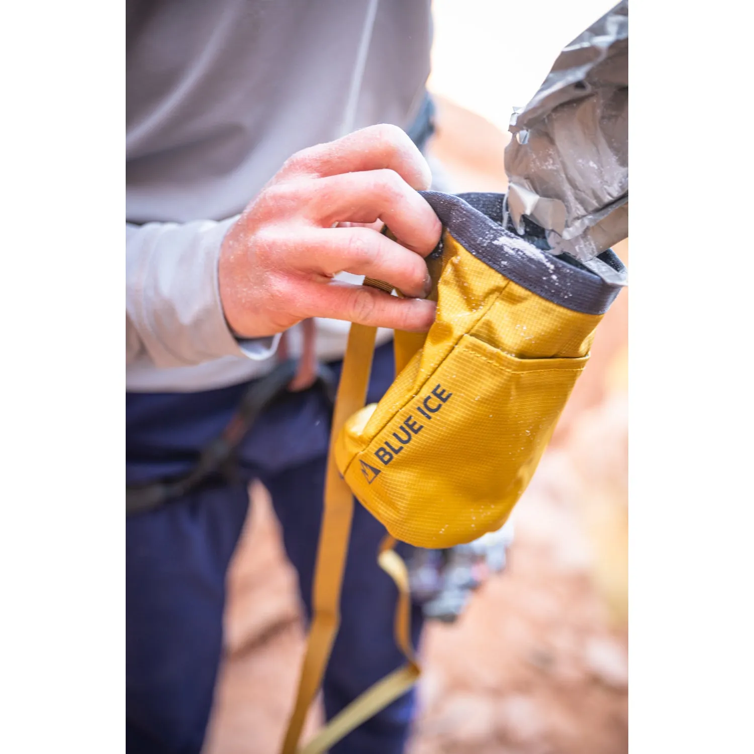 Blue Ice Saver Chalk Bag