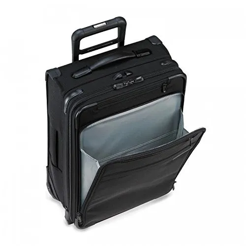 Briggs & Riley Baseline-Softside CX Expandable Carry-On Upright Luggage, Black, 22-Inch