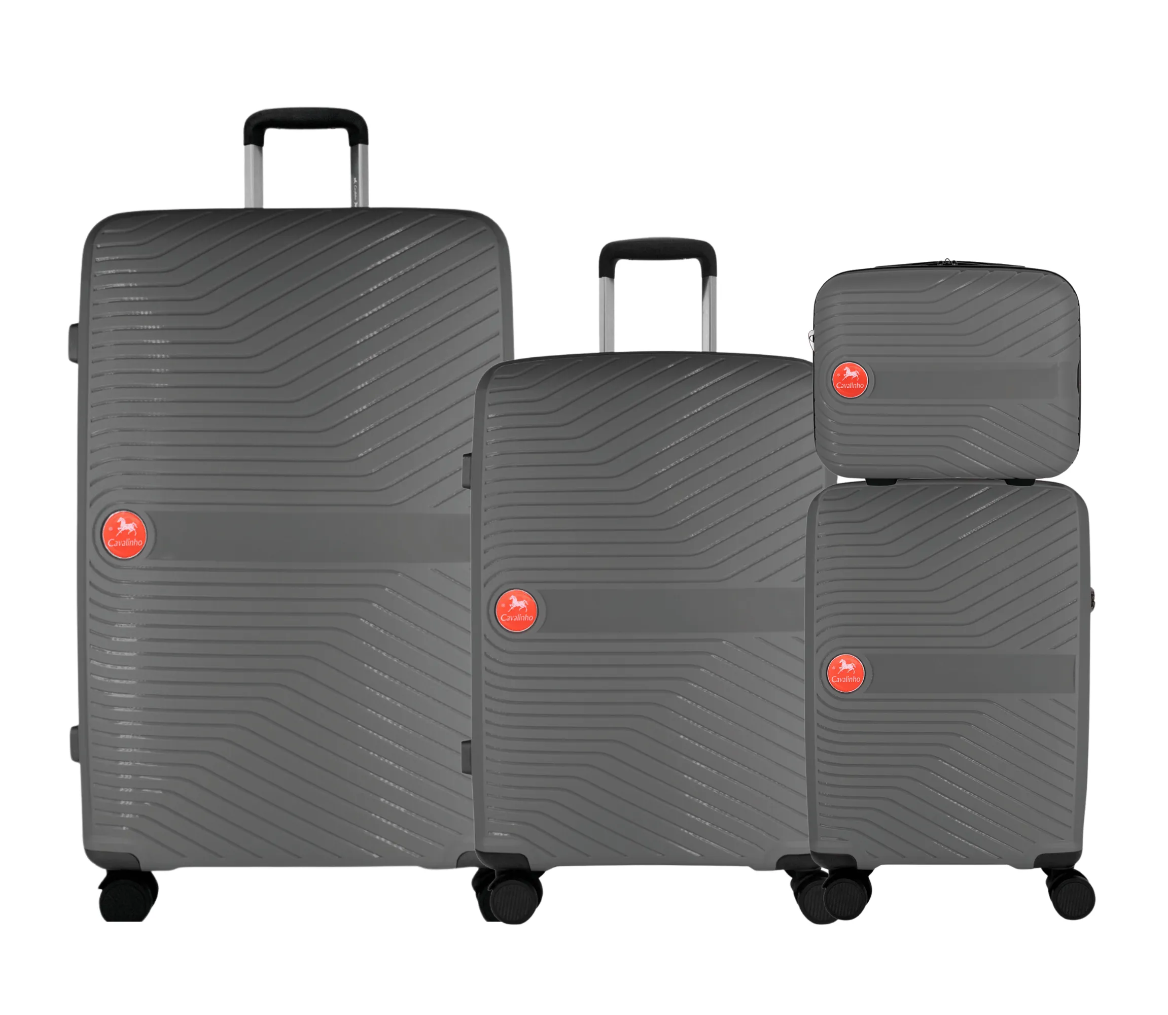 Colorful Hardside 4 Piece Luggage Set (15", 19", 24", 28")