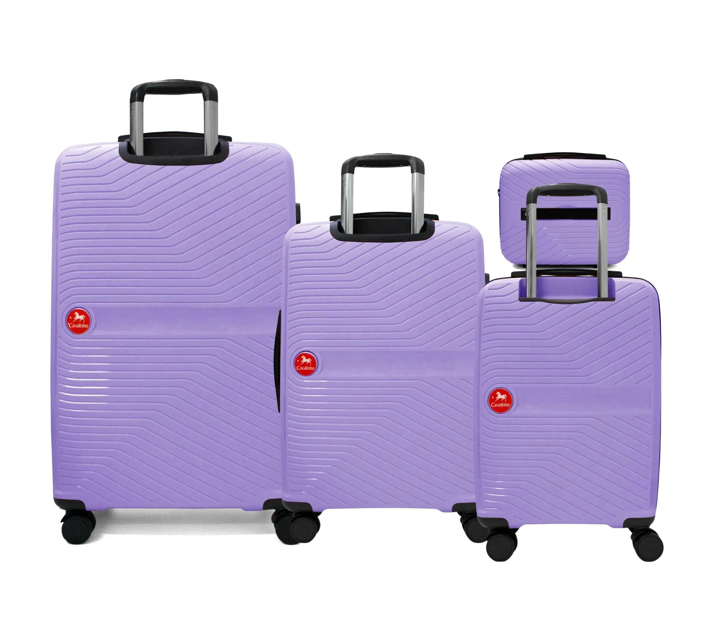 Colorful Hardside 4 Piece Luggage Set (15", 19", 24", 28")