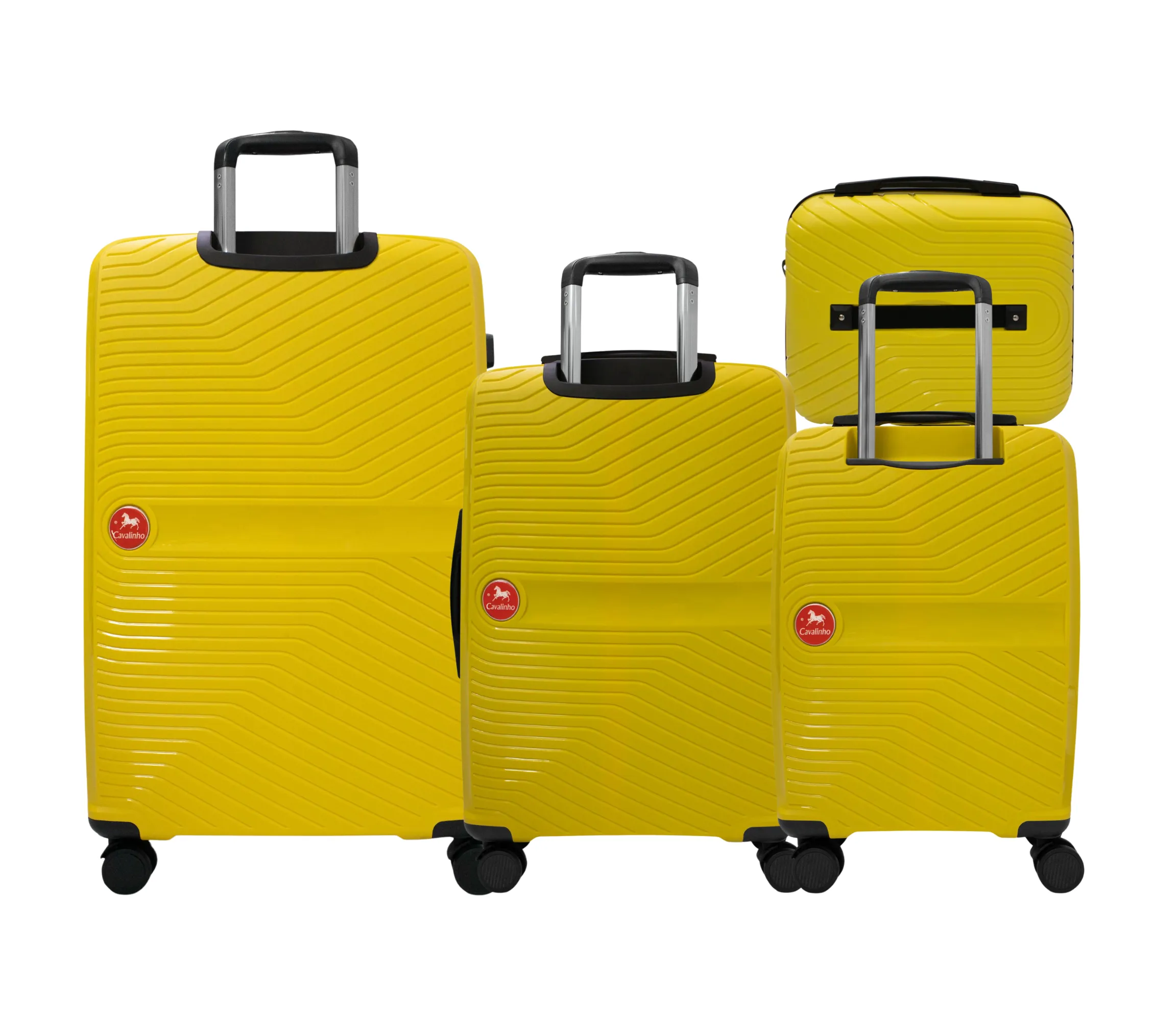 Colorful Hardside 4 Piece Luggage Set (15", 19", 24", 28")