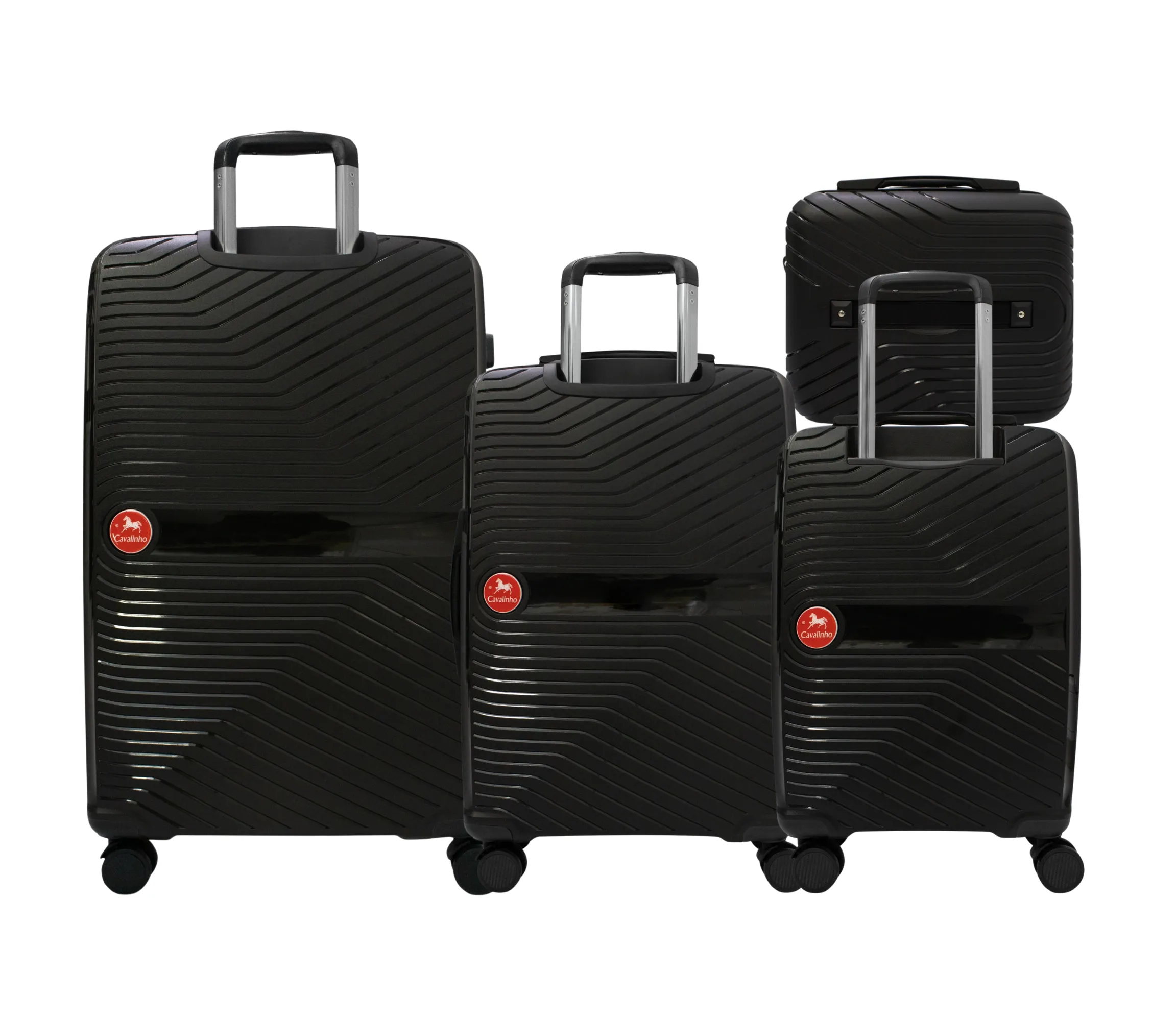 Colorful Hardside 4 Piece Luggage Set (15", 19", 24", 28")