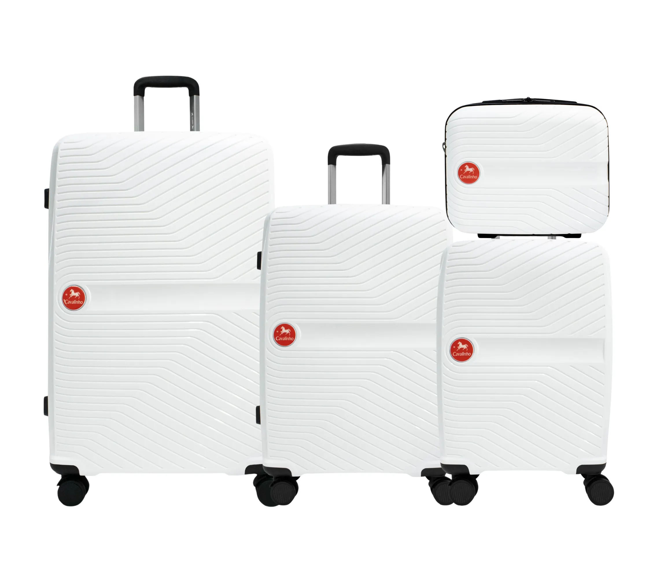 Colorful Hardside 4 Piece Luggage Set (15", 19", 24", 28")
