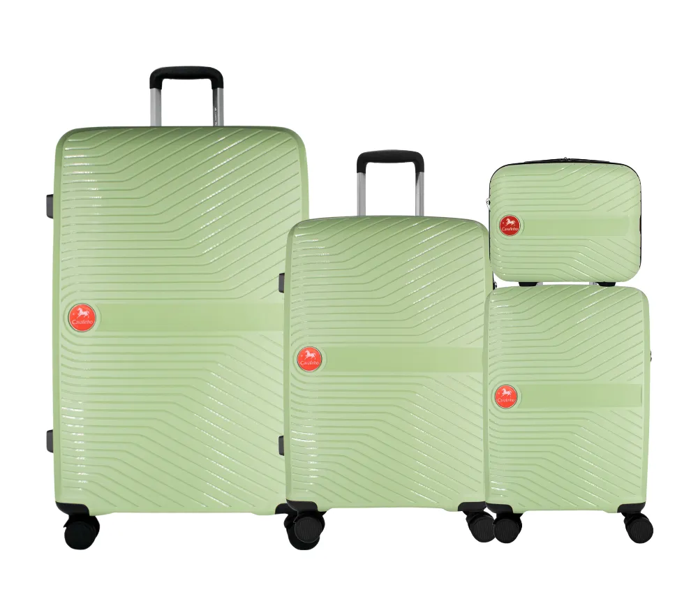 Colorful Hardside 4 Piece Luggage Set (15", 19", 24", 28")