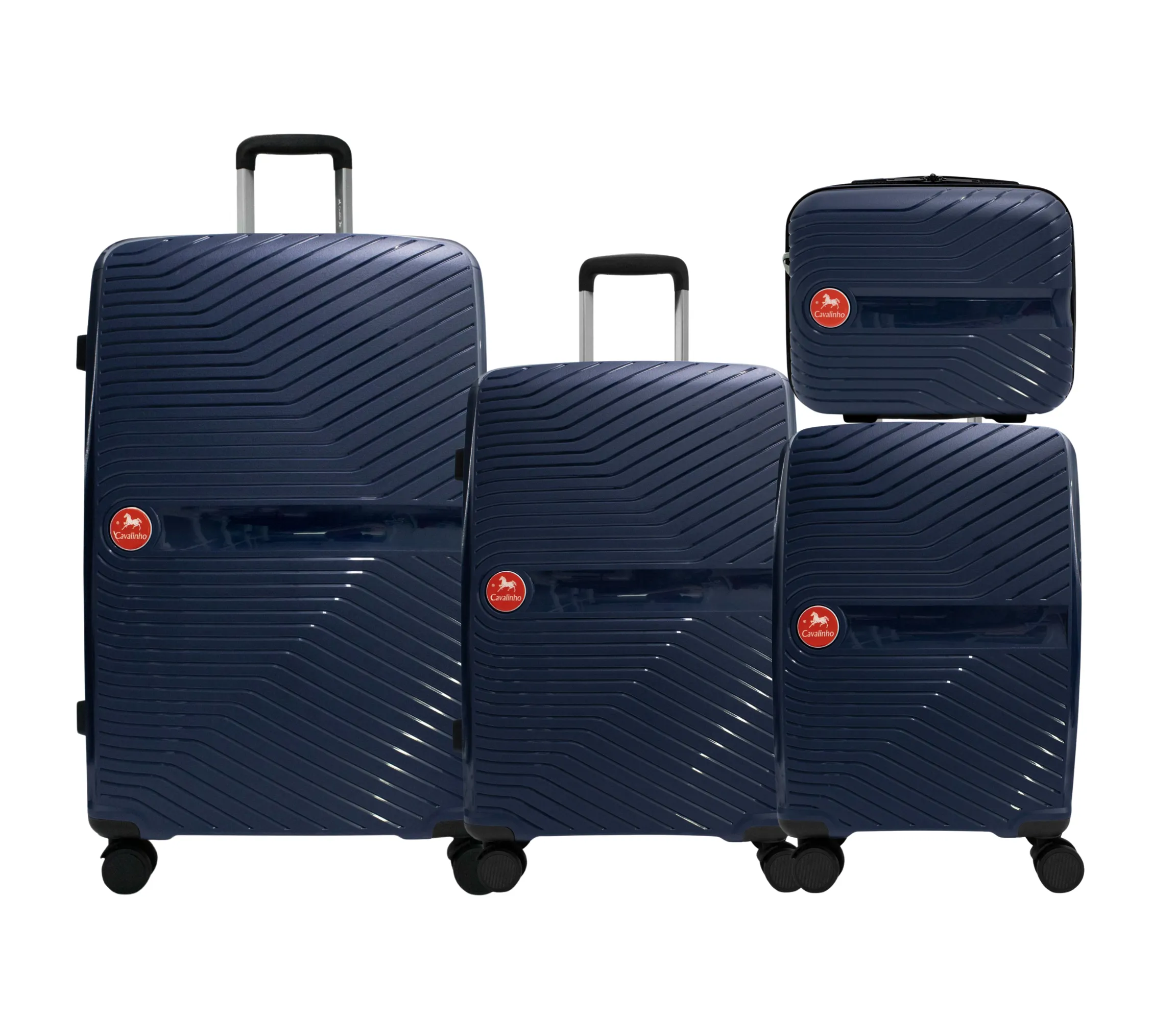 Colorful Hardside 4 Piece Luggage Set (15", 19", 24", 28")