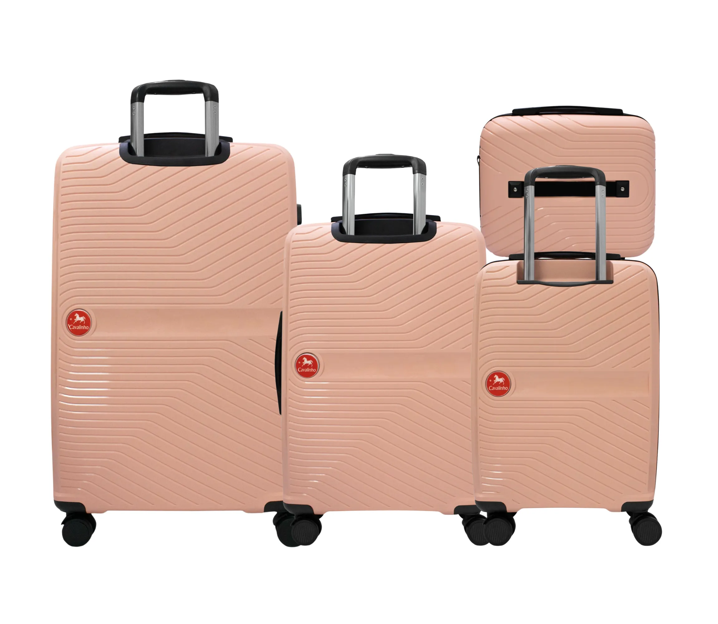 Colorful Hardside 4 Piece Luggage Set (15", 19", 24", 28")