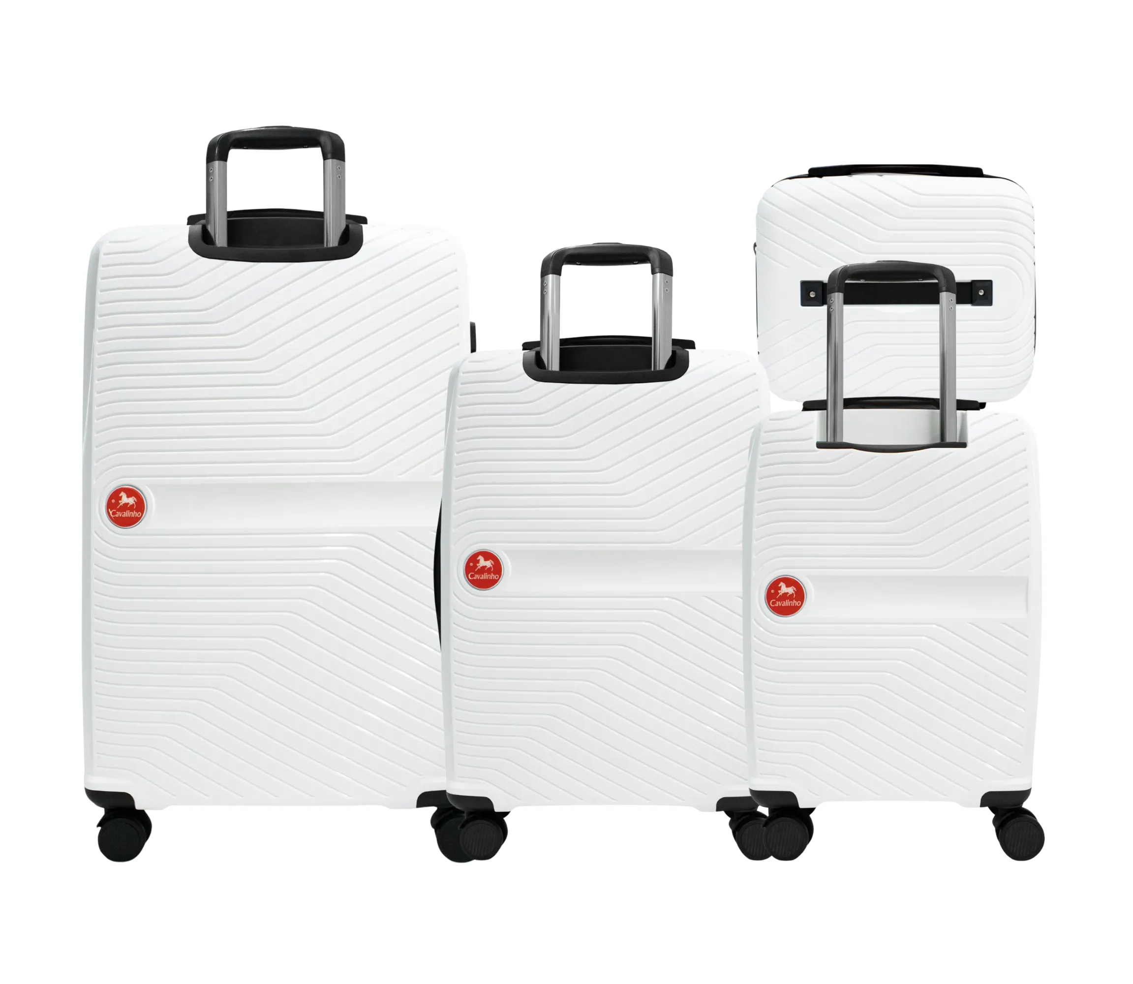 Colorful Hardside 4 Piece Luggage Set (15", 19", 24", 28")