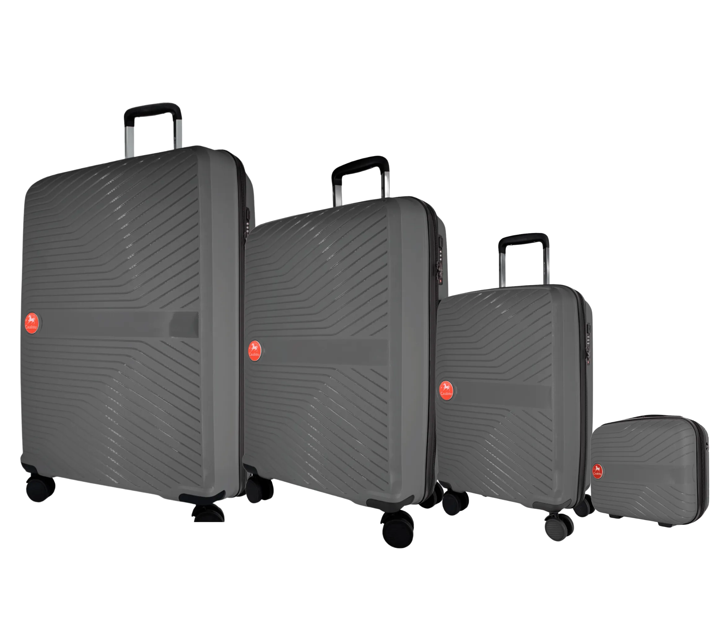 Colorful Hardside 4 Piece Luggage Set (15", 19", 24", 28")