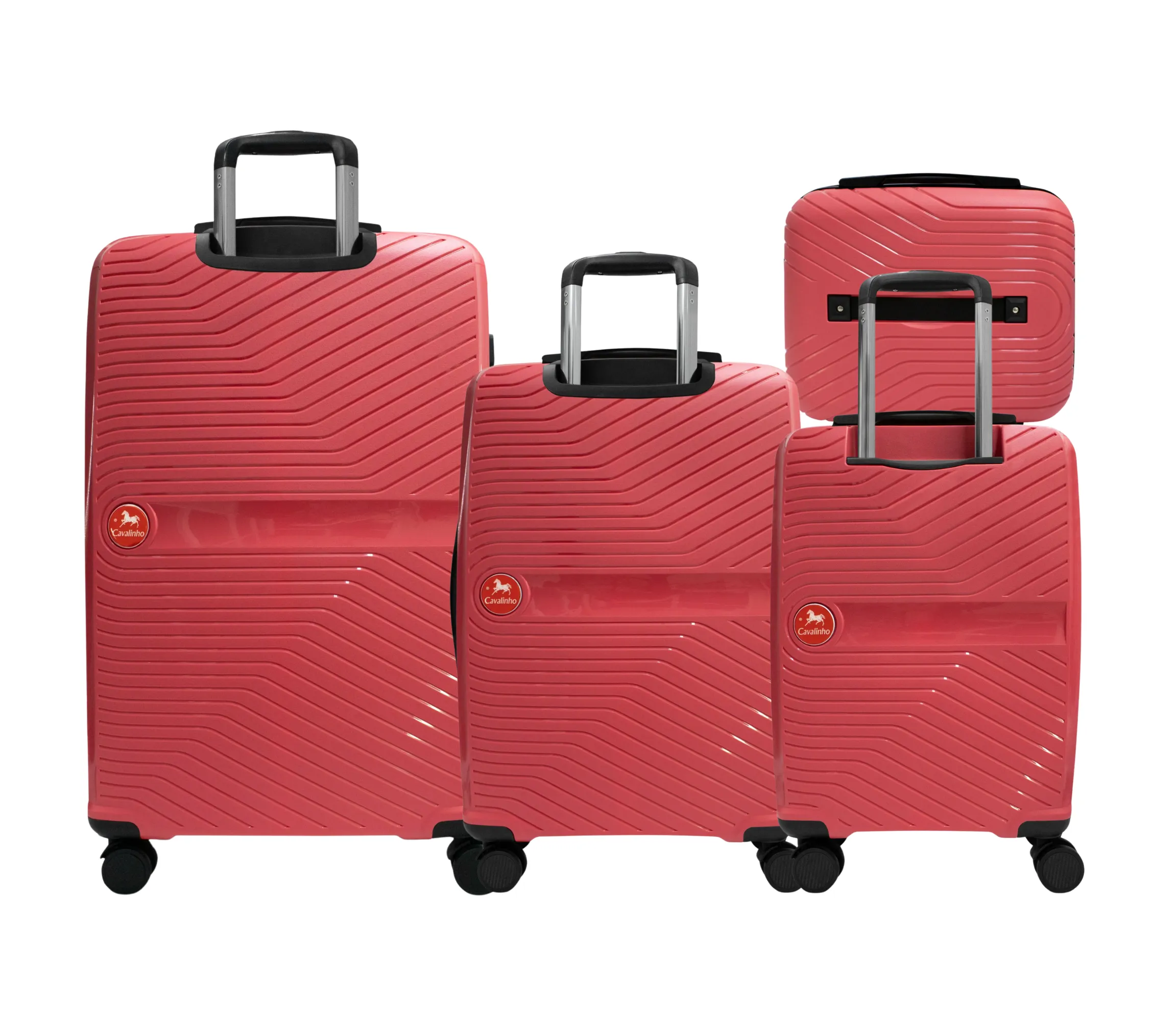 Colorful Hardside 4 Piece Luggage Set (15", 19", 24", 28")