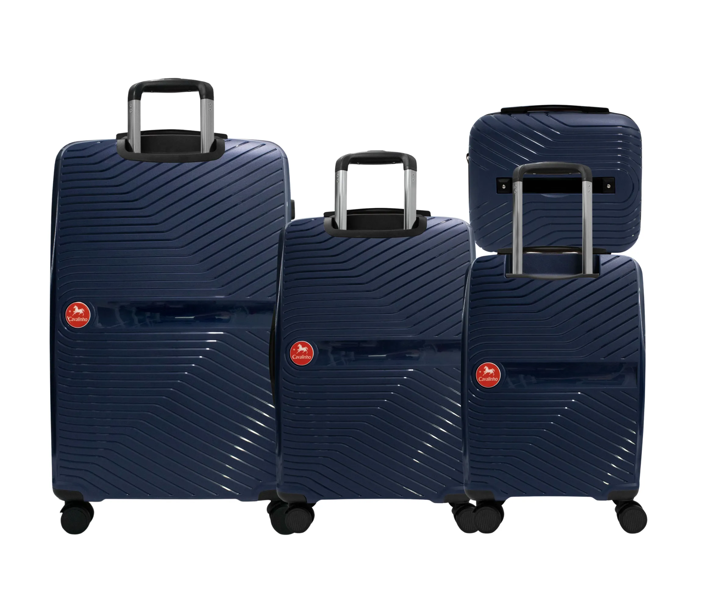Colorful Hardside 4 Piece Luggage Set (15", 19", 24", 28")