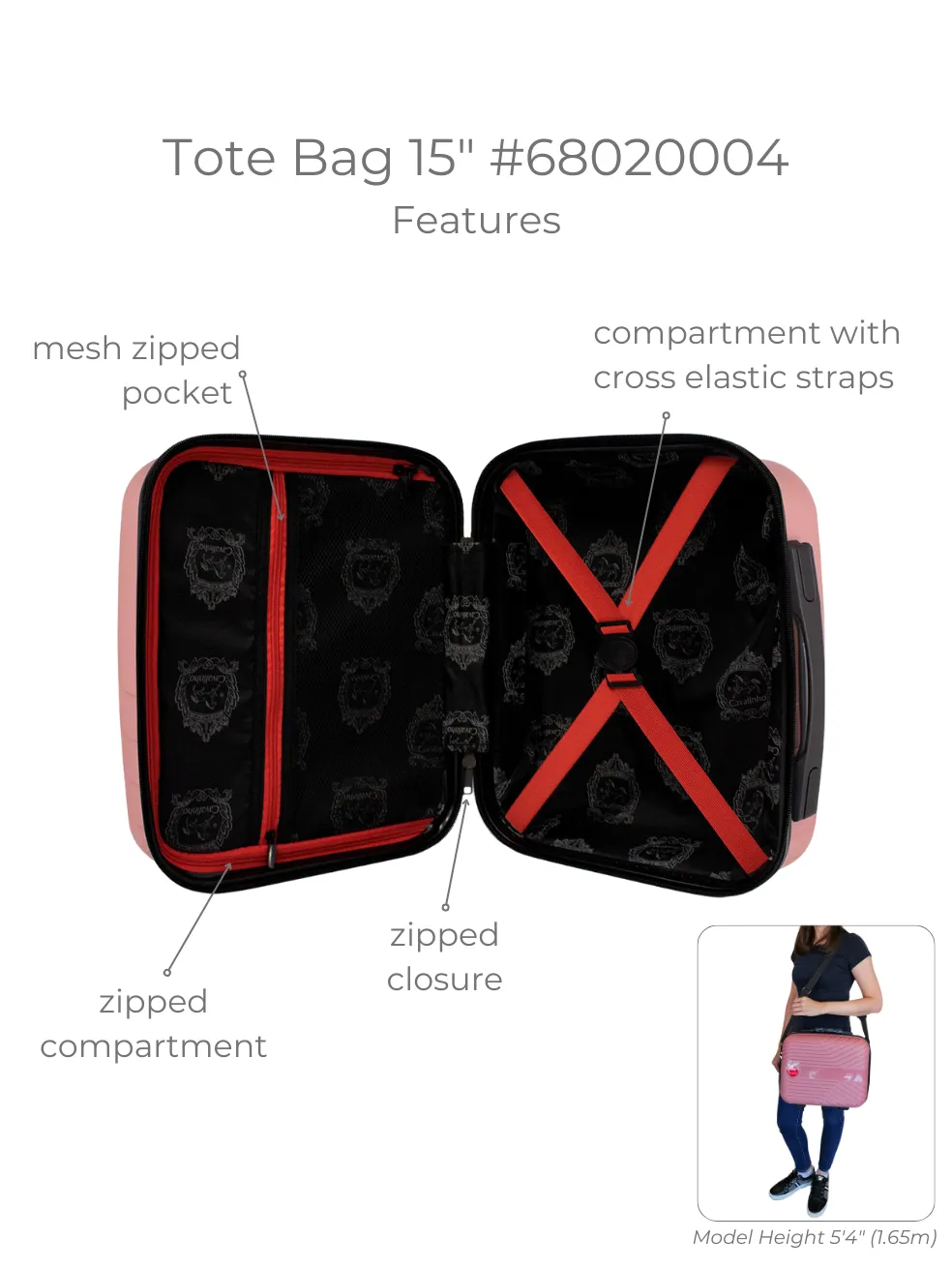 Colorful Hardside 4 Piece Luggage Set (15", 19", 24", 28")