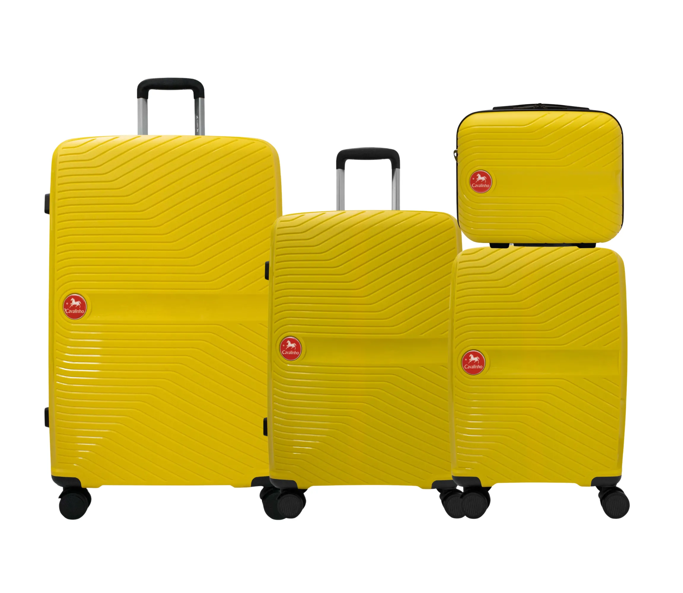 Colorful Hardside 4 Piece Luggage Set (15", 19", 24", 28")