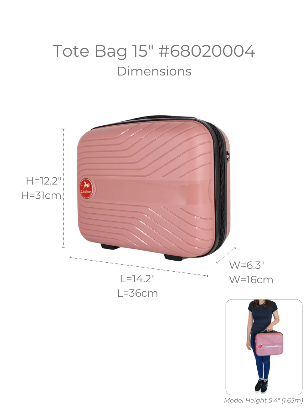 Colorful Hardside 4 Piece Luggage Set (15", 19", 24", 28")