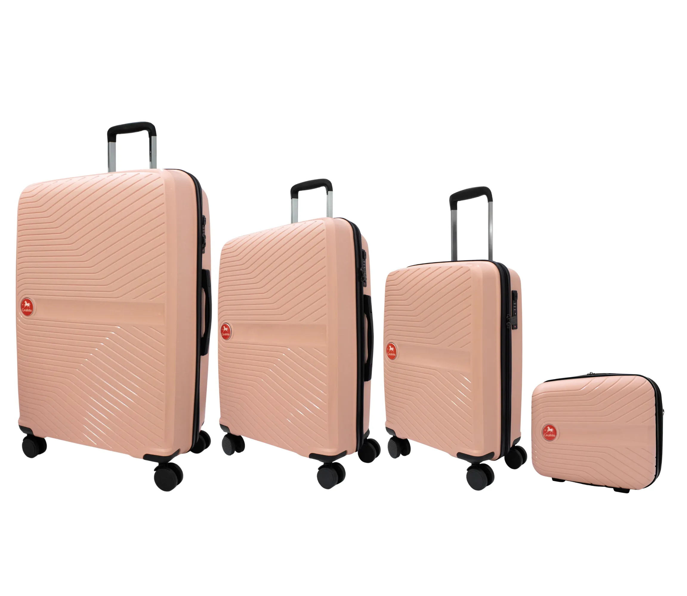 Colorful Hardside 4 Piece Luggage Set (15", 19", 24", 28")