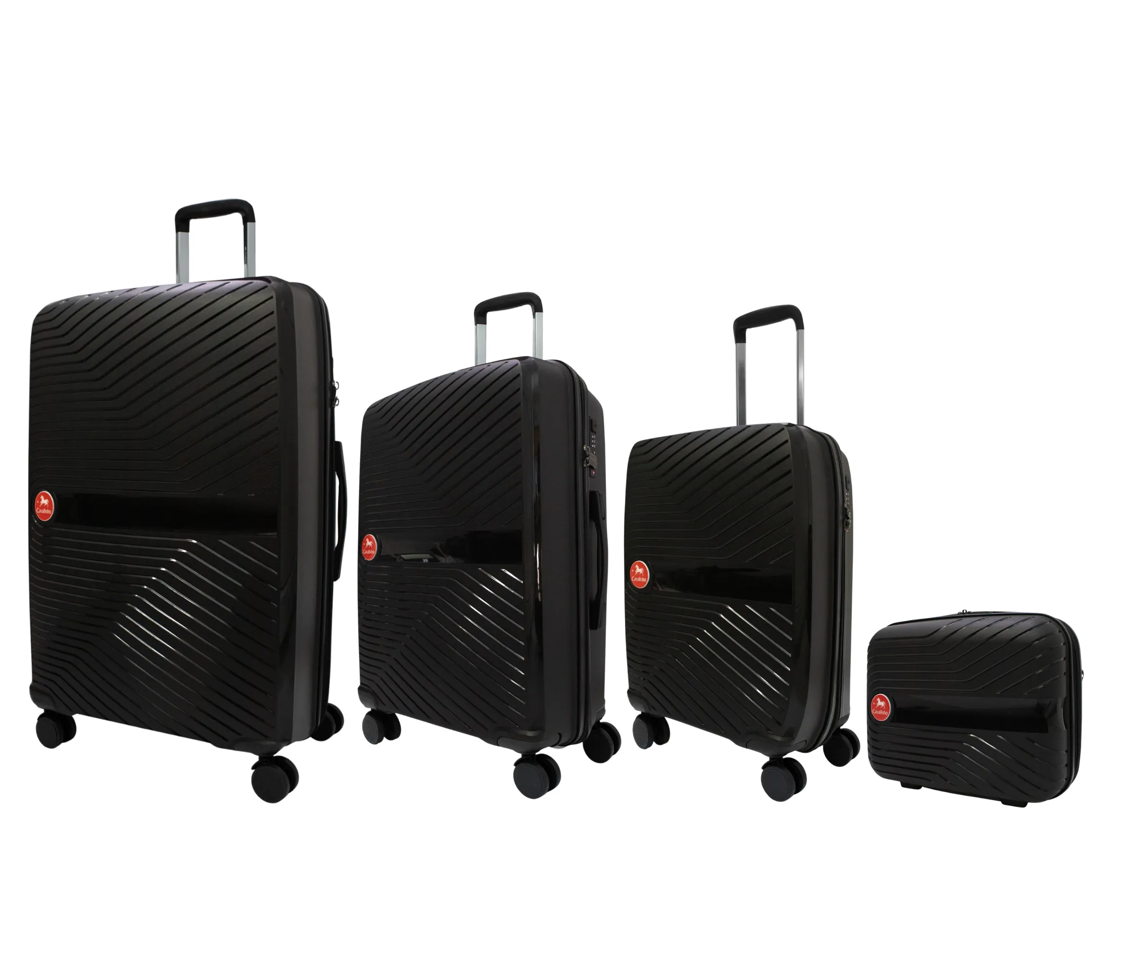 Colorful Hardside 4 Piece Luggage Set (15", 19", 24", 28")