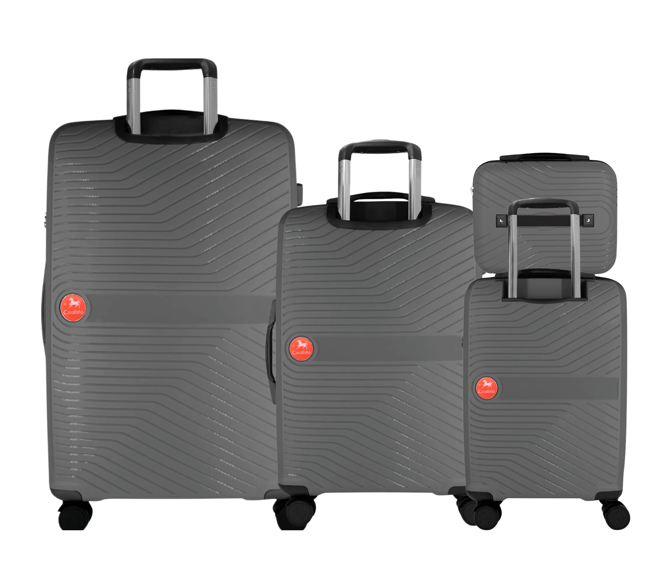 Colorful Hardside 4 Piece Luggage Set (15", 19", 24", 28")