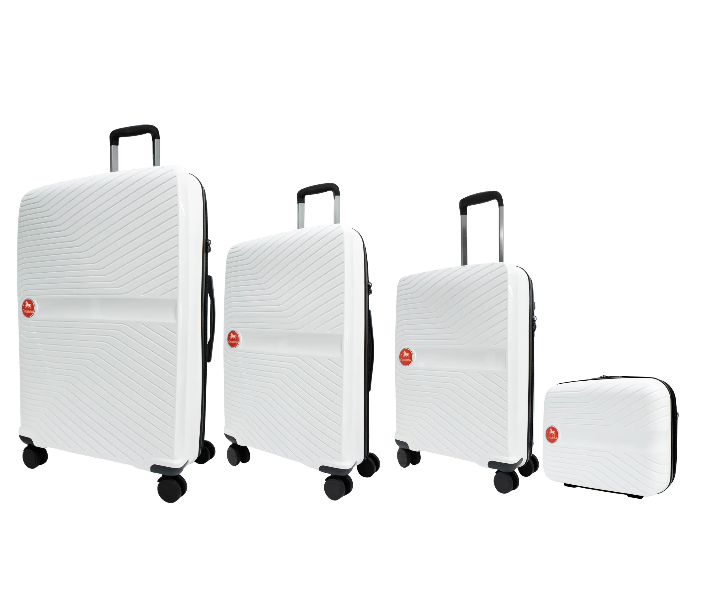 Colorful Hardside 4 Piece Luggage Set (15", 19", 24", 28")