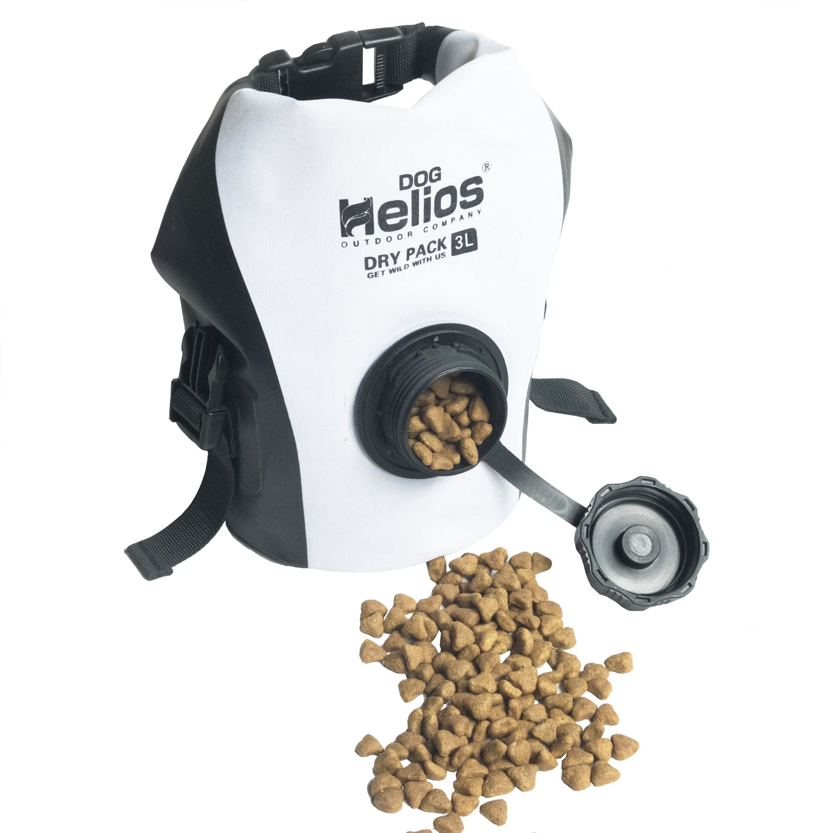 Dog Helios 'Grazer' Waterproof Outdoor Travel Dry Food Dispenser Bag