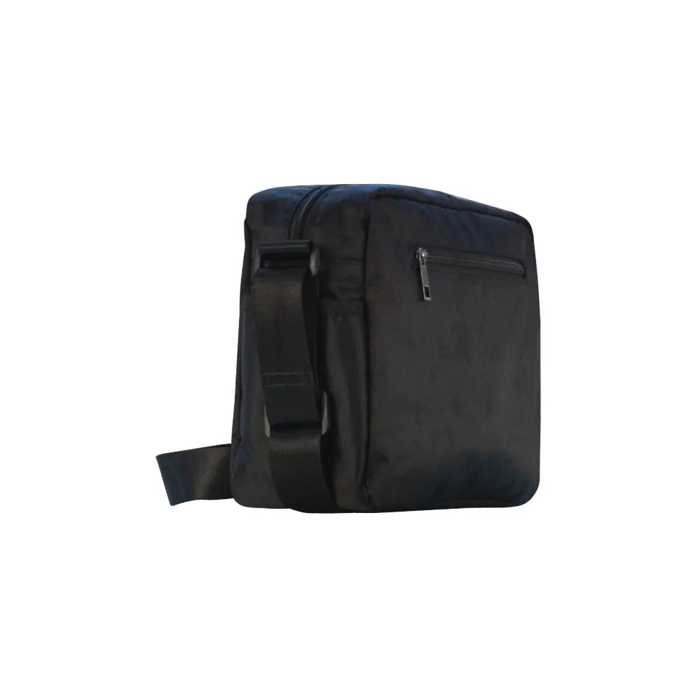 Electric Waterlily Cross-Body Shoulder Bag