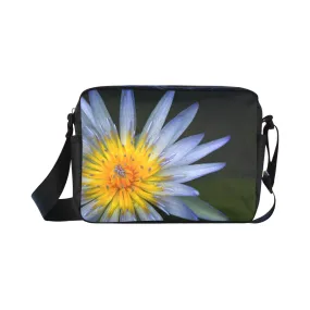 Electric Waterlily Cross-Body Shoulder Bag