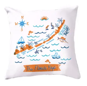Florida Keys Pillow Cover-16 x 16