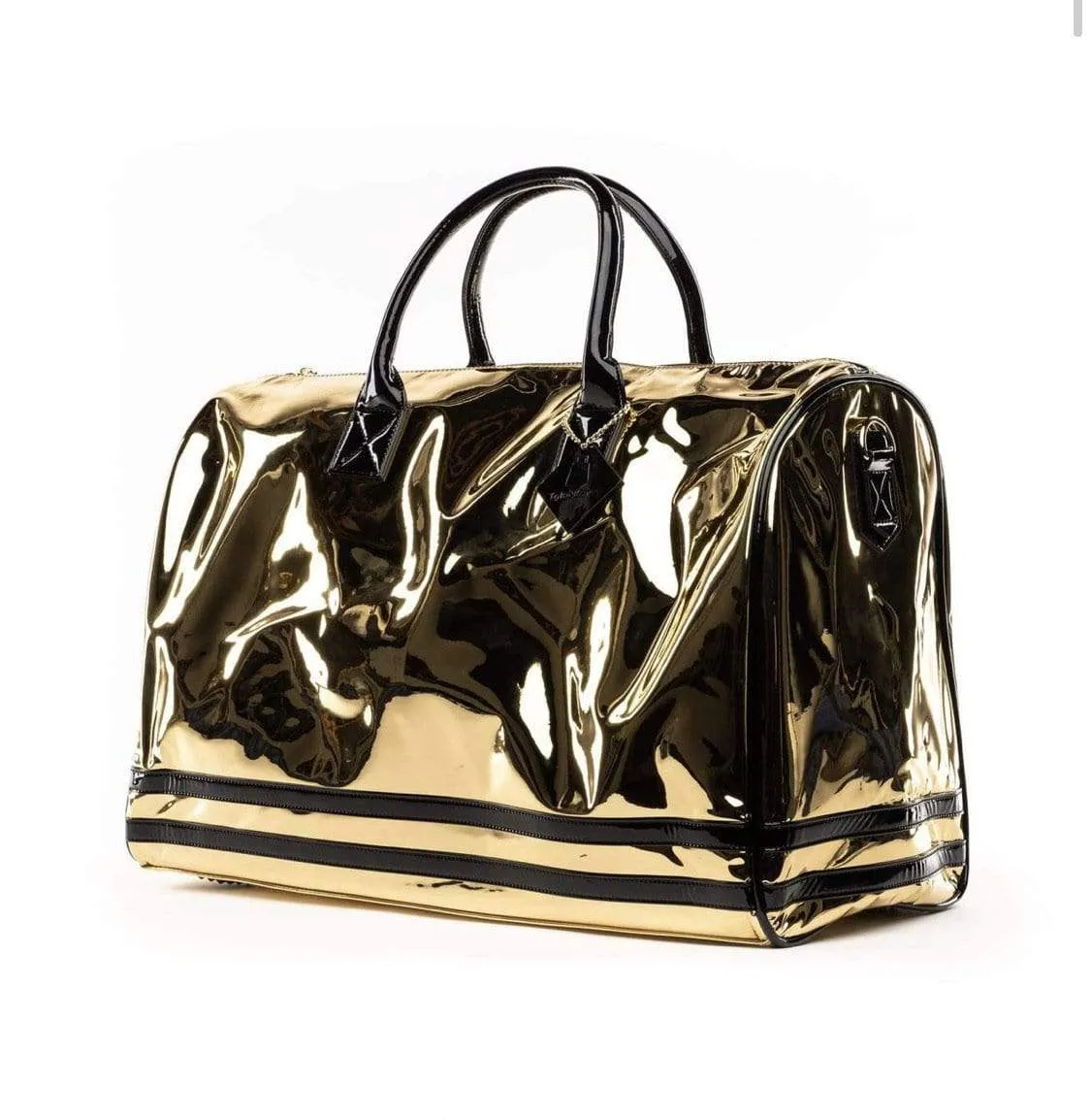 Gold Patent Apollo I XL Duffle  Bag