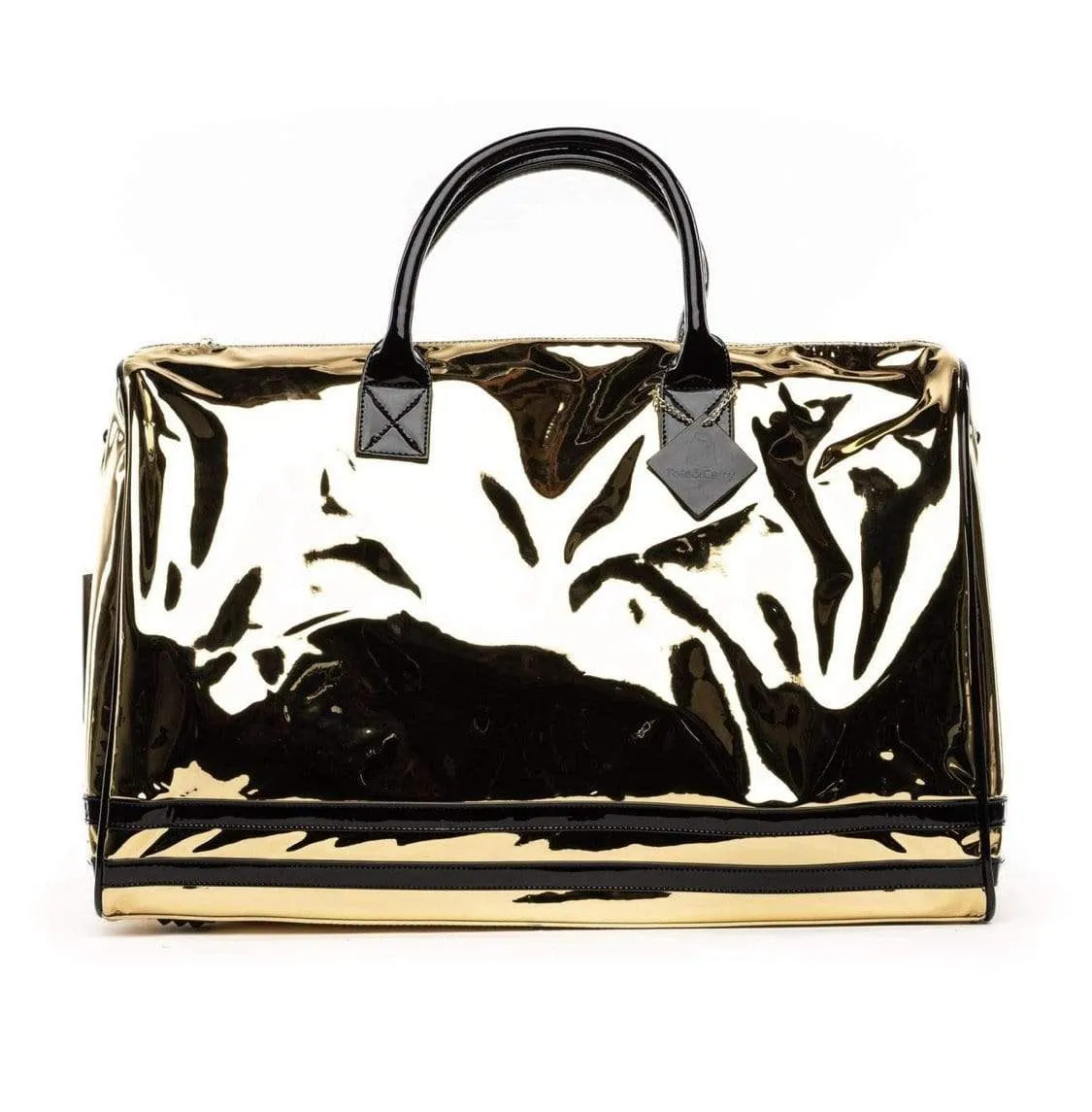 Gold Patent Apollo I XL Duffle  Bag
