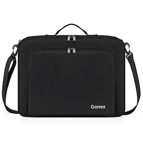 Gonex Travel Duffel Bag, Portable Carry on Luggage Personal Item Bag for Airlines, Water& Tear-Resistant 20L Black