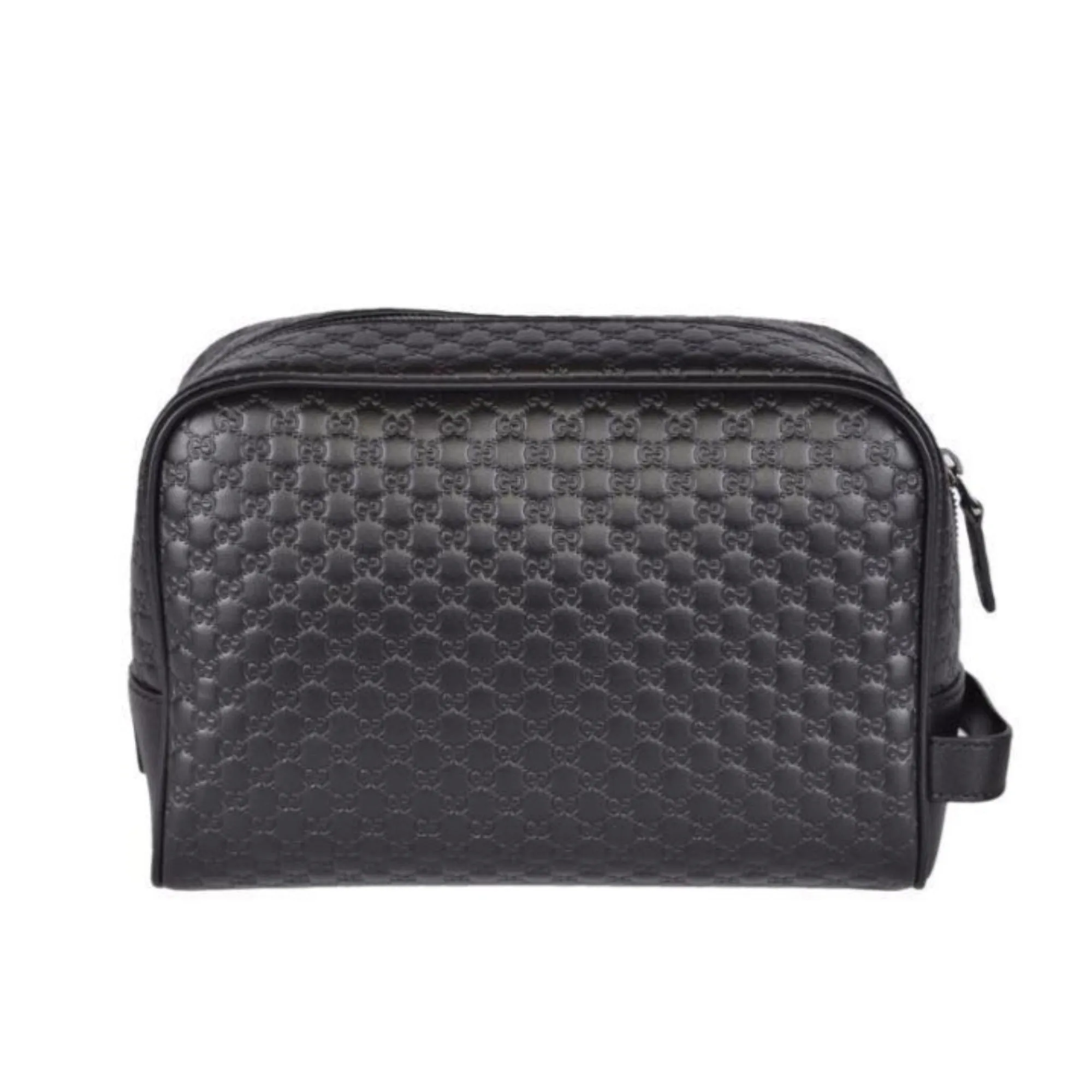 Gucci Mens Microguccissima Black Toiletry Bag