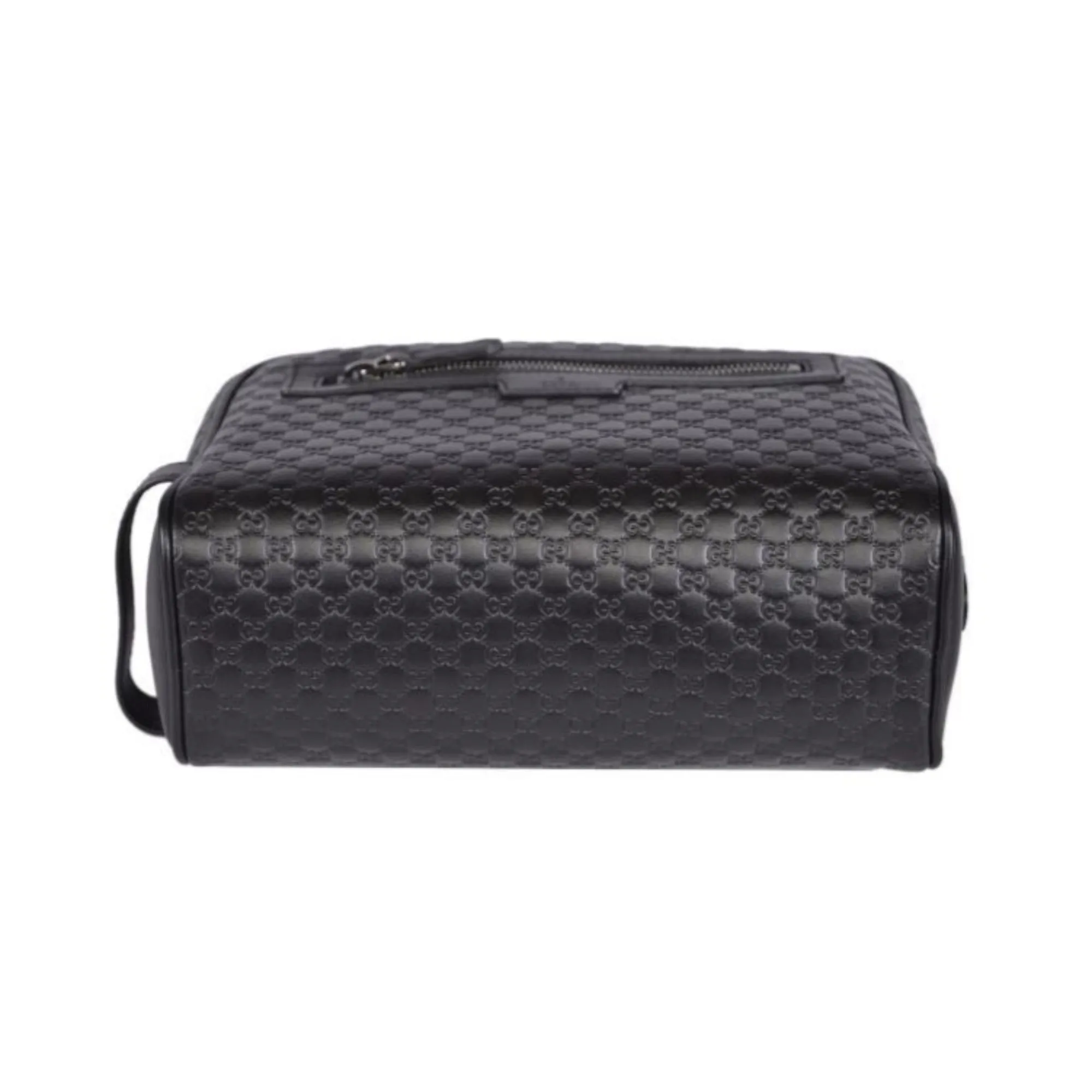 Gucci Mens Microguccissima Black Toiletry Bag