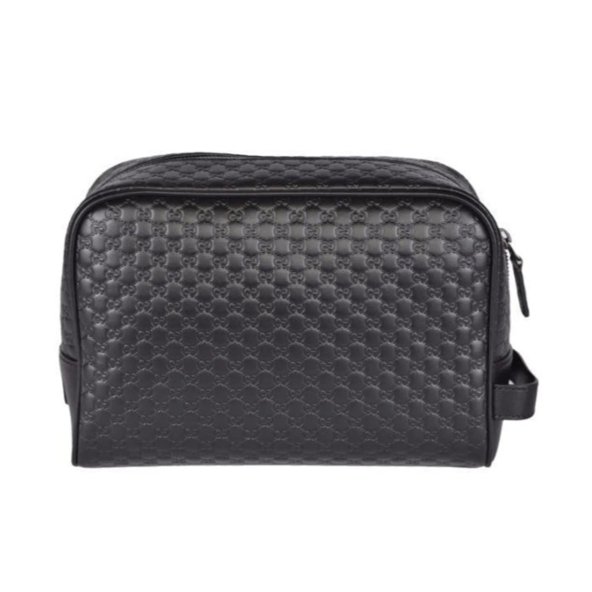 Gucci Mens Microguccissima Black Toiletry Bag