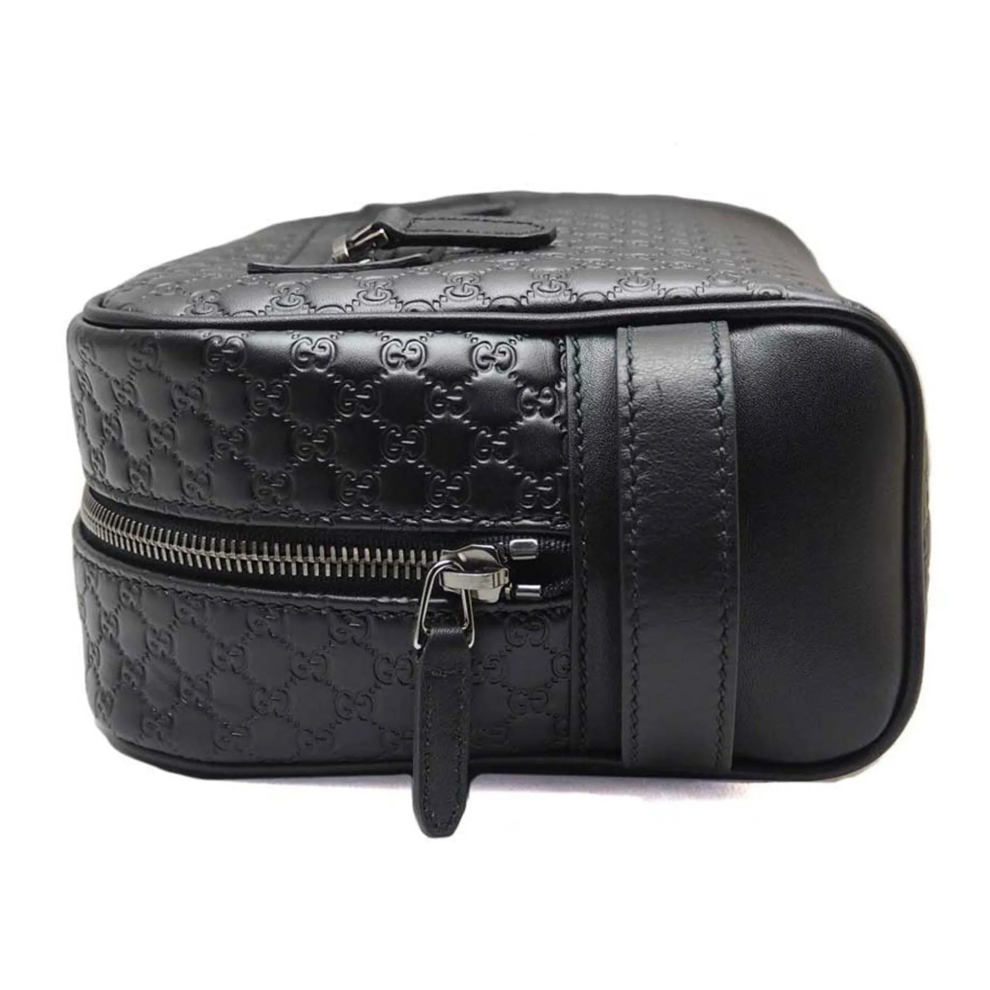 Gucci Mens Microguccissima Black Toiletry Bag
