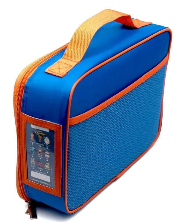 I Have Allergies Eco Friendly Lunch Bag: BLUE