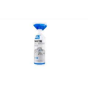 Iron-Hold 13 gal Tall Kitchen Bags Twist Tie 30 pk 0.6 mil