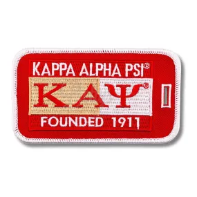 Kappa Alpha Psi ΚΑΨ Founded 1911 Embroidered Luggage Tag
