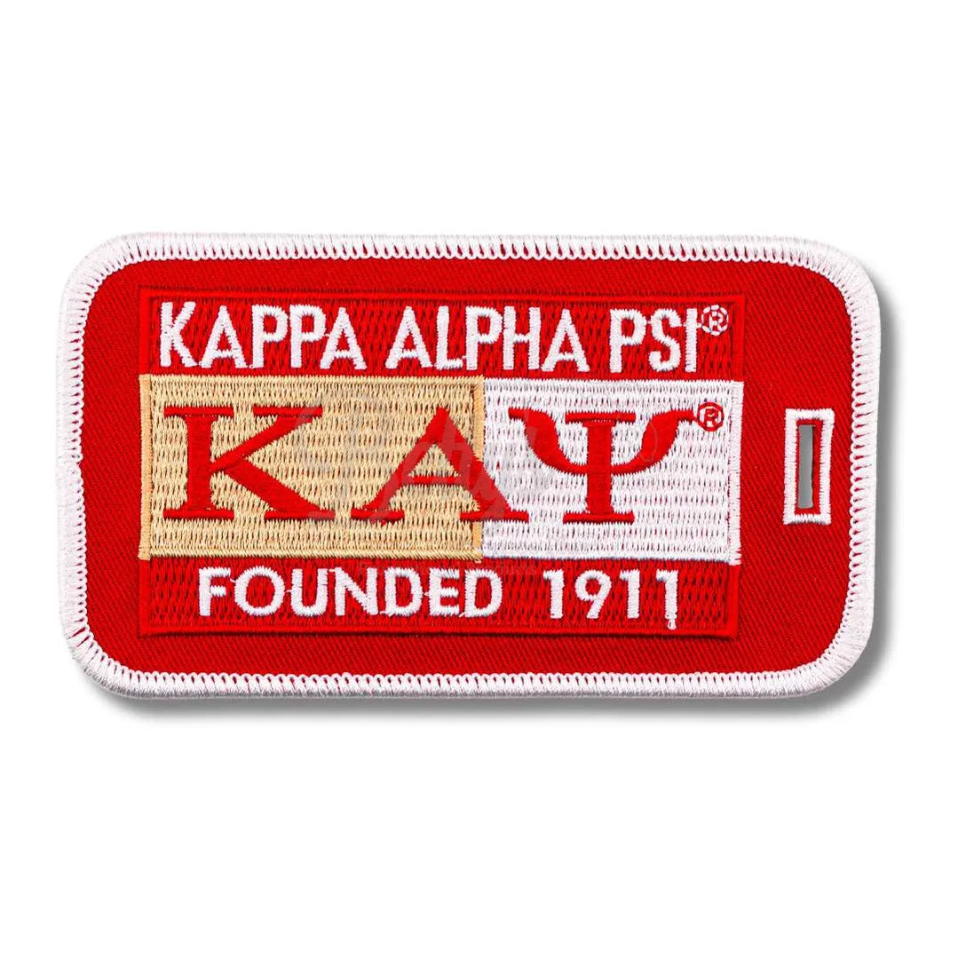 Kappa Alpha Psi ΚΑΨ Founded 1911 Embroidered Luggage Tag