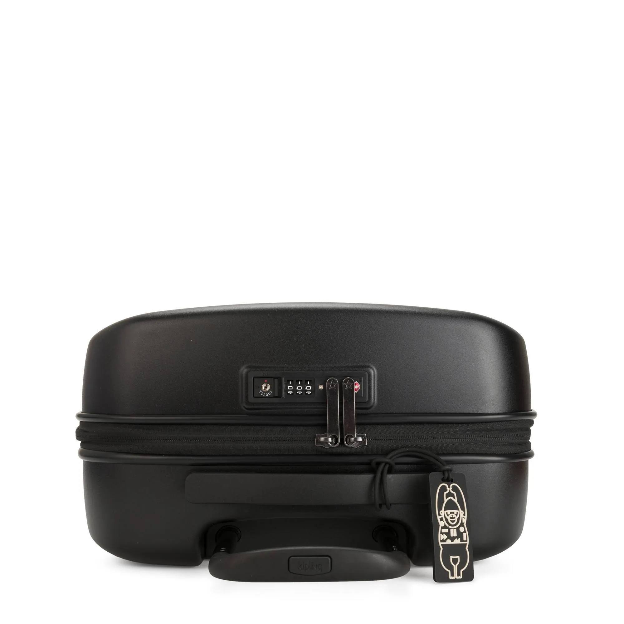 Kipling Curiosity Small 4 Wheeled Rolling Luggage - Black Noir