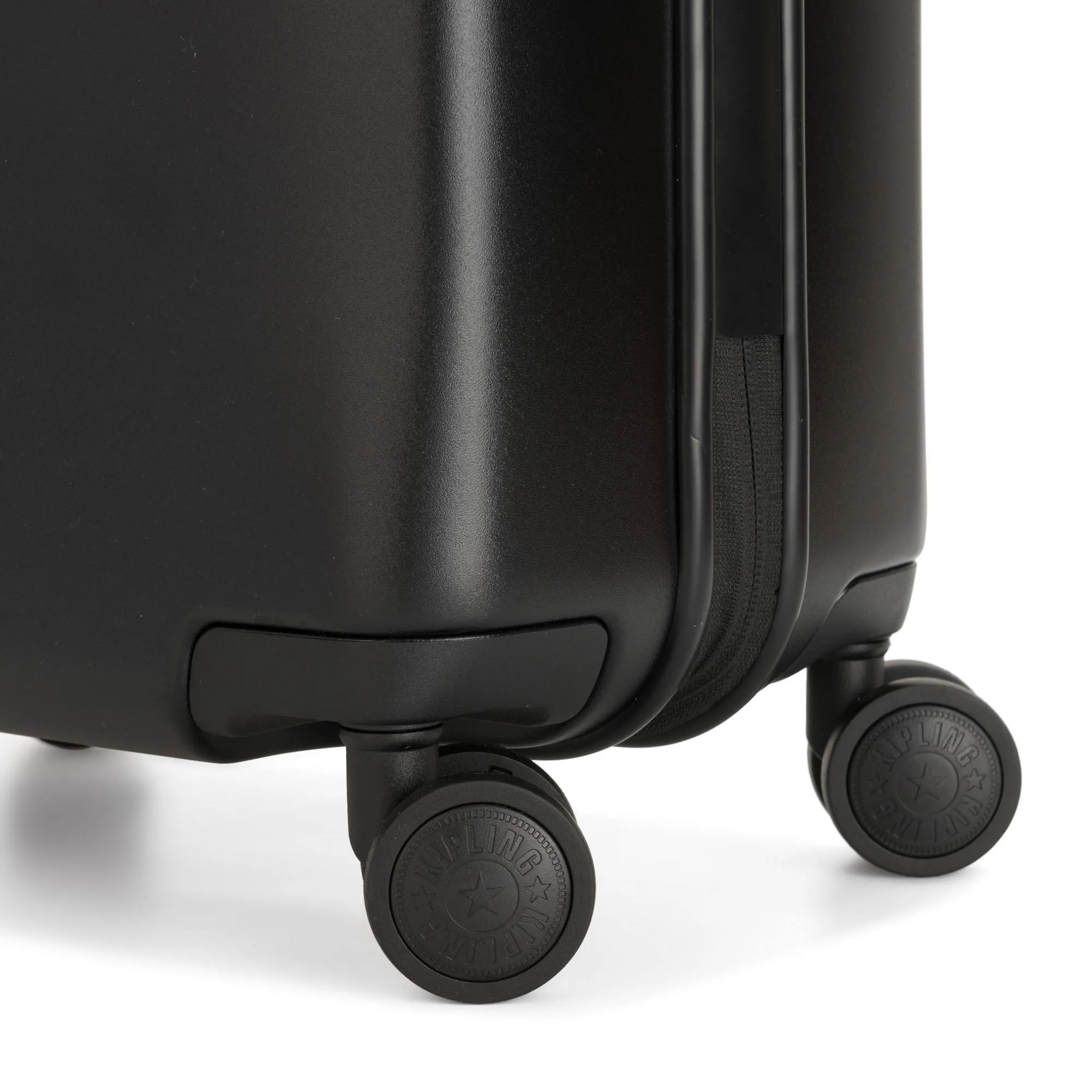 Kipling Curiosity Small 4 Wheeled Rolling Luggage - Black Noir
