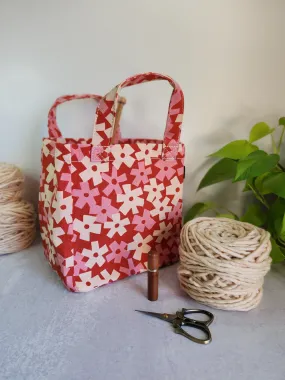 Knitting Project Bag, Lunch Tote, Solvang
