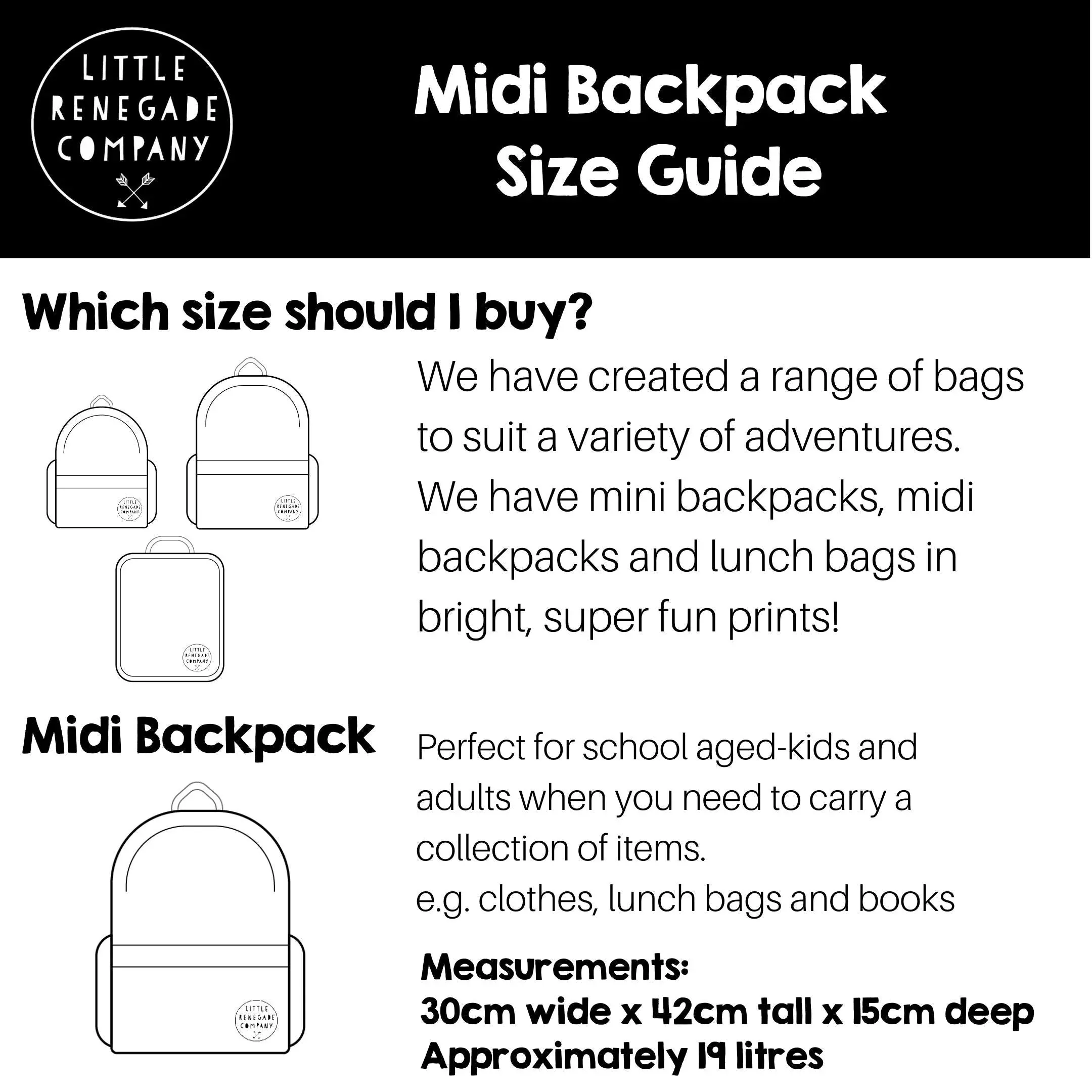 Little Renegade Company Backpack - MIDI - Willow