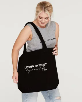 Living My Best Dog Mum Life Luxe Tote Bag