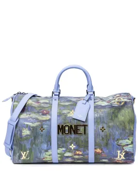 Louis Vuitton Limited Edition Lavender Masters Collection Monet Printed Coated