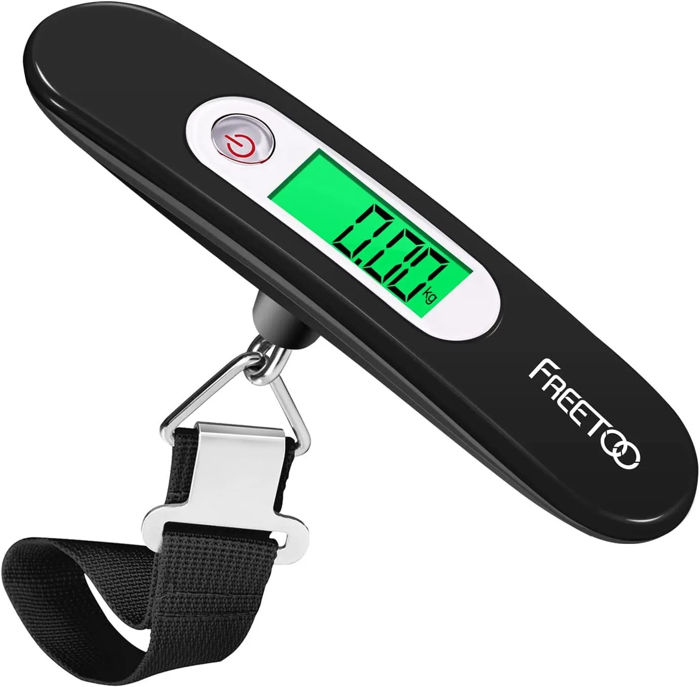 Luggage Scale Portable Digital Weight Scale for Travel Suitcase Weigher with Tare Function 110 Lb/ 50Kg Capacity Red