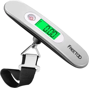 Luggage Scale Portable Digital Weight Scale for Travel Suitcase Weigher with Tare Function 110 Lb/ 50Kg Capacity Red