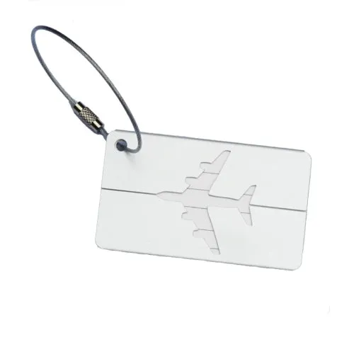 Luggage Tag Suitcase Identifier for Travel - Aluminium