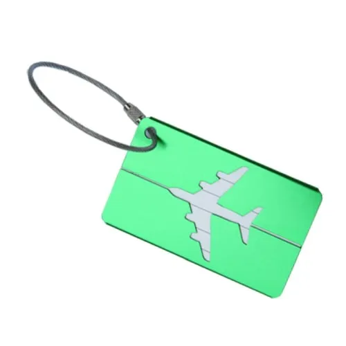Luggage Tag Suitcase Identifier for Travel - Aluminium