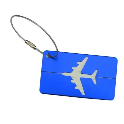 Luggage Tag Suitcase Identifier for Travel - Aluminium