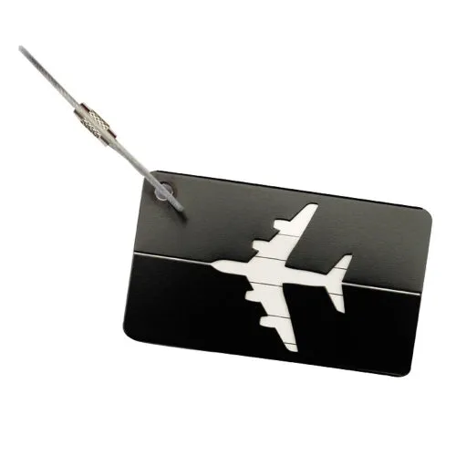 Luggage Tag Suitcase Identifier for Travel - Aluminium